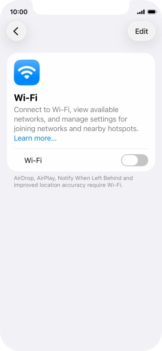 Press the indicator next to Press the indicator next to