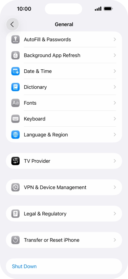 Press Language & Region. Press Language & Region.