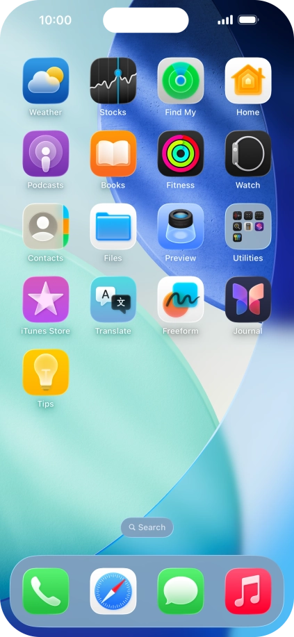 Press and hold anywhere on the home screen. Press and hold anywhere on the home screen.
