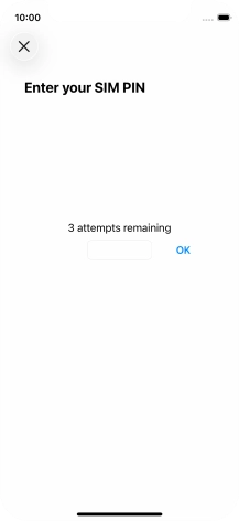 If your SIM is locked, key in your PIN and press OK. If your SIM is locked, key in your PIN and press OK.