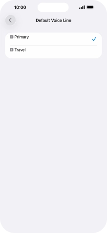 Press the required price plan. Press the required price plan.