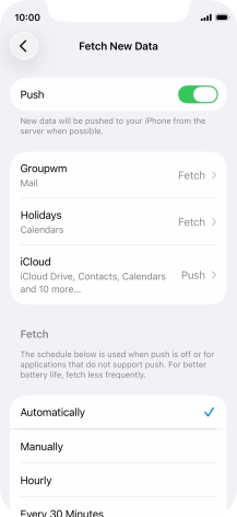 Press the indicator next to Press the indicator next to