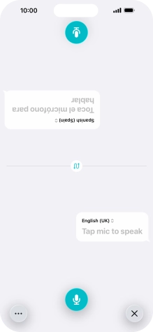 Press the end icon to end two-way view. Press the end icon to end two-way view.