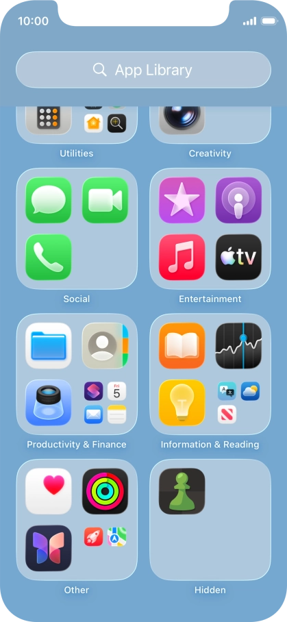 Press and hold the required app. Press and hold the required app.