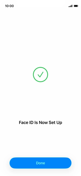 Press Done. If you haven't previously selected a phone lock code, key in a code of your own choice twice. Press Done. If you haven't previously selected a phone lock code, key in a code of your own choice twice.