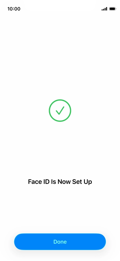 Press Done. If you haven't previously selected a phone lock code, key in a code of your own choice twice. Press Done. If you haven't previously selected a phone lock code, key in a code of your own choice twice.