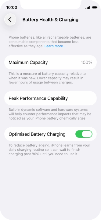 Press the indicator next to Press the indicator next to