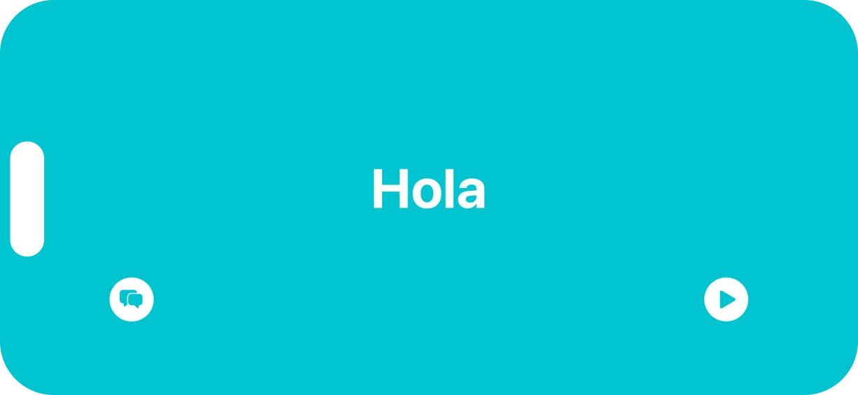 Press the split view icon to go back to display of both languages. Press the split view icon to go back to display of both languages.
