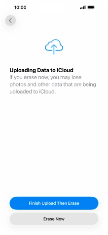 Press Erase Now. Press Erase Now.
