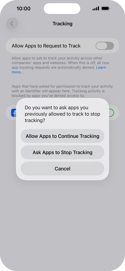 If you turn off the function, press the required setting. If you turn off the function, press the required setting.