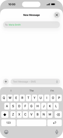 Press the microphone icon and say the required text. Press the microphone icon and say the required text.