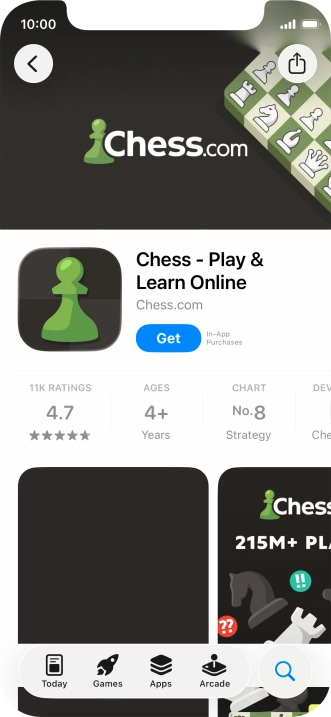 Press Get and follow the instructions on the screen to install the app. Press Get and follow the instructions on the screen to install the app.