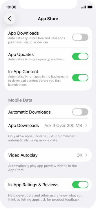 Press the indicator next to Press the indicator next to