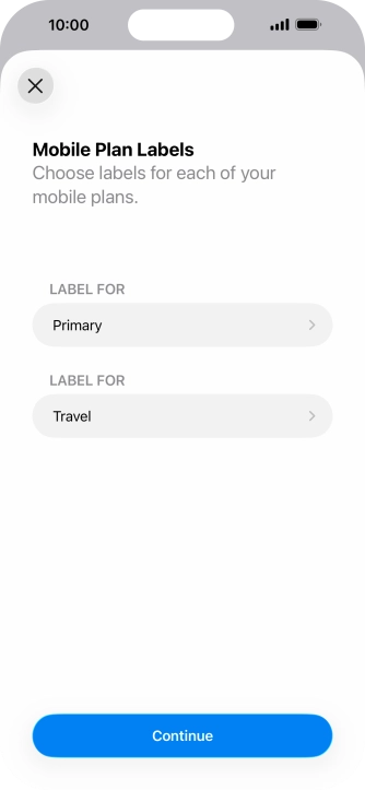 Press Continue. Press Continue.