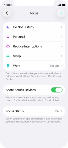 Press Do Not Disturb. Press Do Not Disturb.