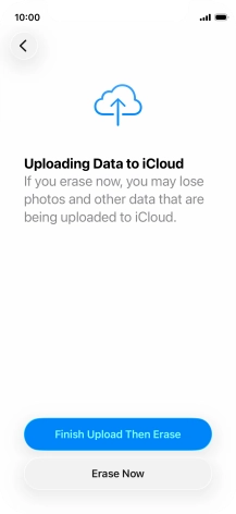 Press Erase Now. Press Erase Now.
