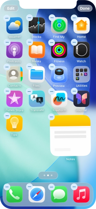 Press Done. Press Done.