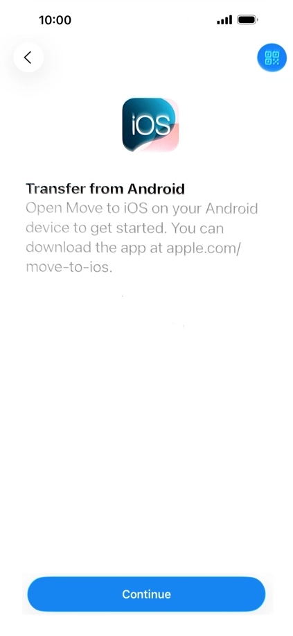 To transfer content to your phone, you need to install the app To transfer content to your phone, you need to install the app