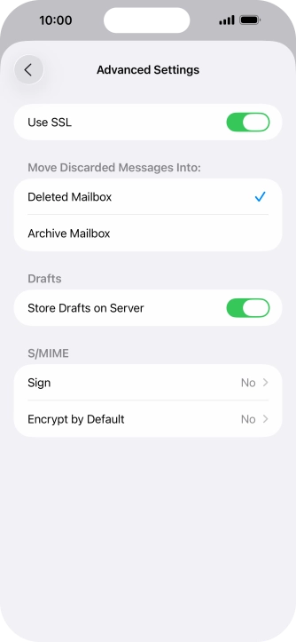 Press the indicator next to Press the indicator next to