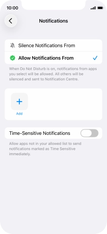 Press the indicator next to Press the indicator next to