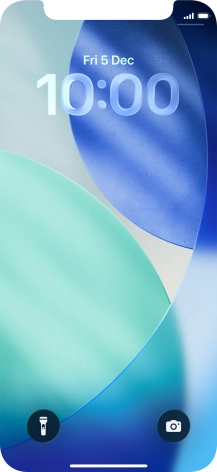 Press and hold anywhere on the lock screen. Press and hold anywhere on the lock screen.