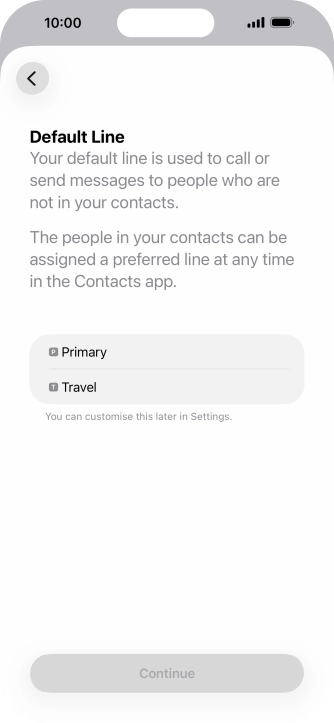 Press the required price plan. Press the required price plan.