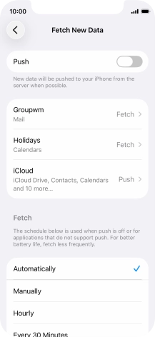 If you turn off the function, press the required setting. If you turn off the function, press the required setting.