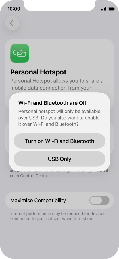If Wi-Fi is turned off, press Turn on Wi-Fi and Bluetooth. If Wi-Fi is turned off, press Turn on Wi-Fi and Bluetooth.