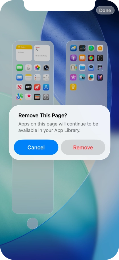 Press Remove. Press Remove.
