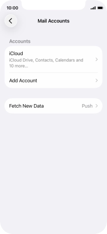 Press Add Account. Press Add Account.