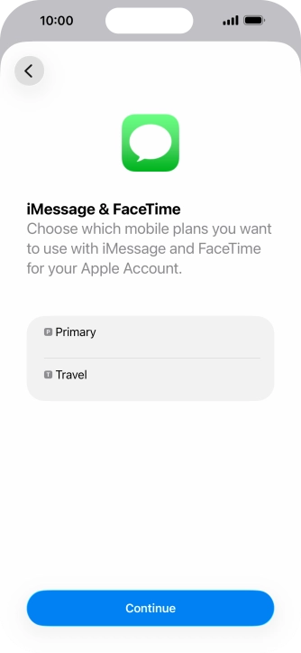 Press the required price plan. Press the required price plan.