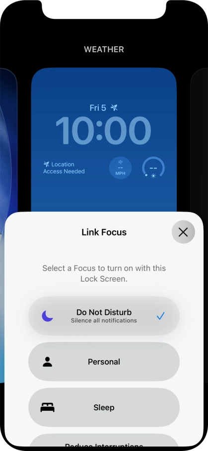 Press the close icon. Press the close icon.