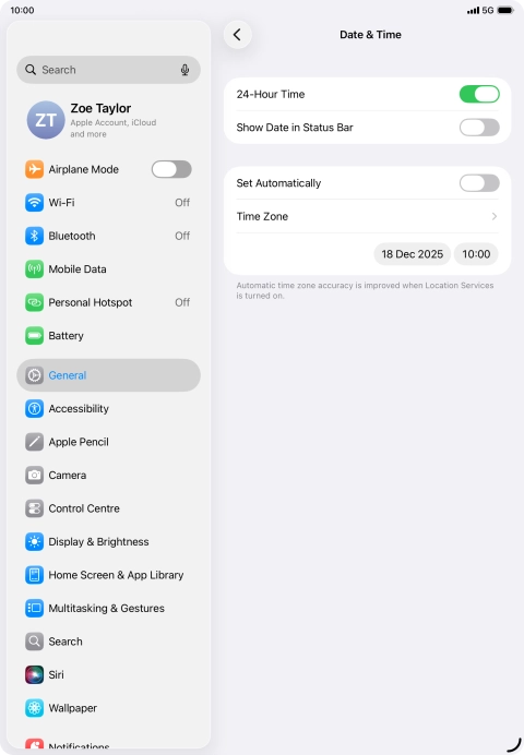 Press the indicator next to Press the indicator next to