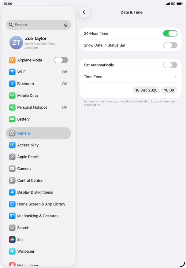 Press the indicator next to Press the indicator next to
