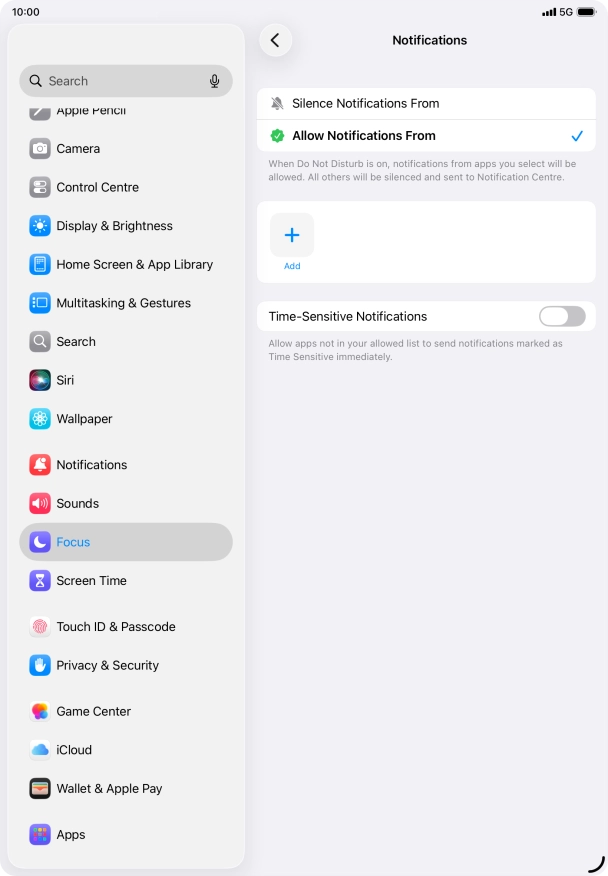 Press the indicator next to Press the indicator next to
