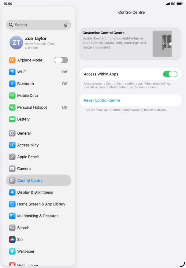 Press the indicator next to Press the indicator next to