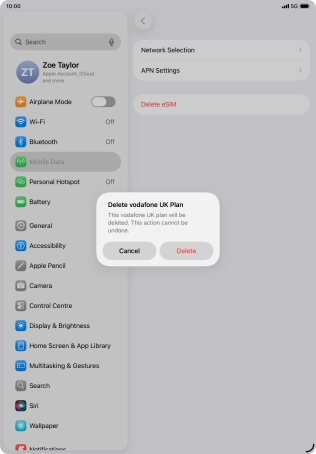 Press Delete. Press Delete.