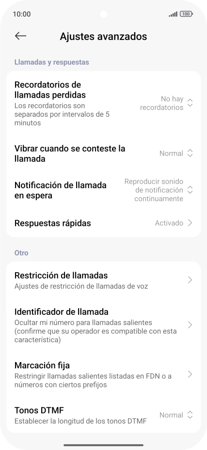 Pulsa Marcación fija. Pulsa Marcación fija.