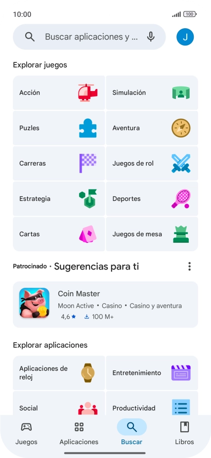 Pulsa en el campo de búsqueda. Pulsa en el campo de búsqueda.