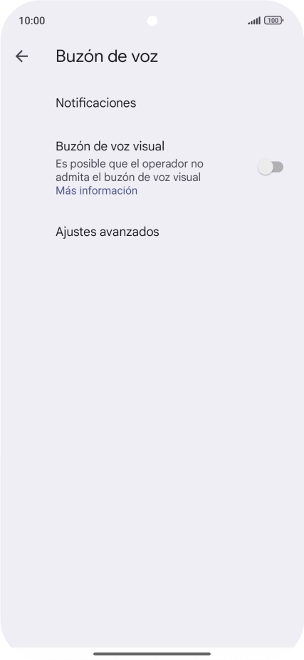 Pulsa Ajustes avanzados. Pulsa Ajustes avanzados.