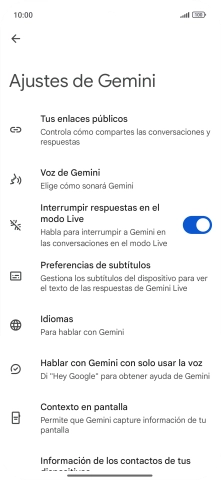 Sigue las indicaciones de la pantalla para seleccionar los ajustes deseados. Sigue las indicaciones de la pantalla para seleccionar los ajustes deseados.