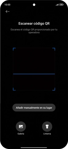 Coloca el código QR dentro del marco de la cámara del teléfono para escanearlo. Coloca el código QR dentro del marco de la cámara del teléfono para escanearlo.