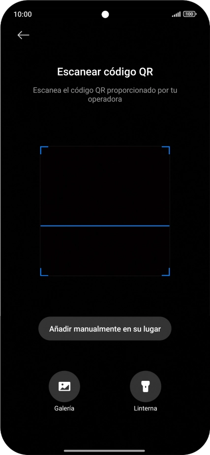 Coloca el código QR dentro del marco de la cámara del teléfono para escanearlo. Coloca el código QR dentro del marco de la cámara del teléfono para escanearlo.