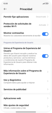 Pulsa Más ajustes de seguridad. Pulsa Más ajustes de seguridad.
