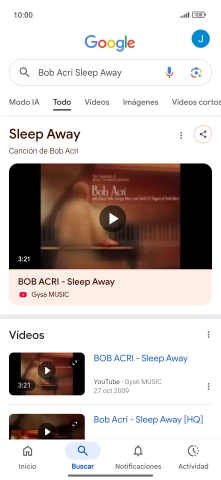 Sigue las indicaciones de la pantalla para utilizar los resultados de búsqueda. Sigue las indicaciones de la pantalla para utilizar los resultados de búsqueda.