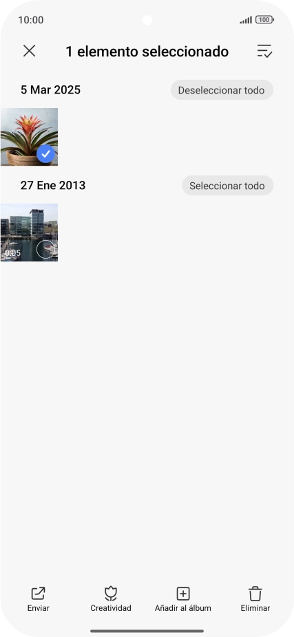 Pulsa el icono de seleccionar todo. Pulsa el icono de seleccionar todo.