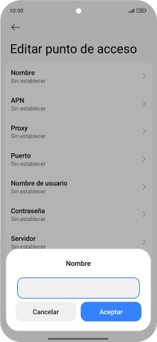 Introduce Vodafone Internet y pulsa Aceptar. Introduce Vodafone Internet y pulsa Aceptar.