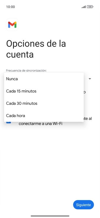 Pulsa el ajuste deseado. Pulsa el ajuste deseado.