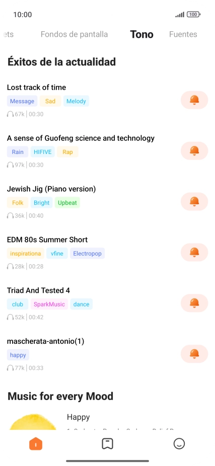 Desliza el dedo hacia la derecha desde la parte izquierda de la pantalla. Desliza el dedo hacia la derecha desde la parte izquierda de la pantalla.
