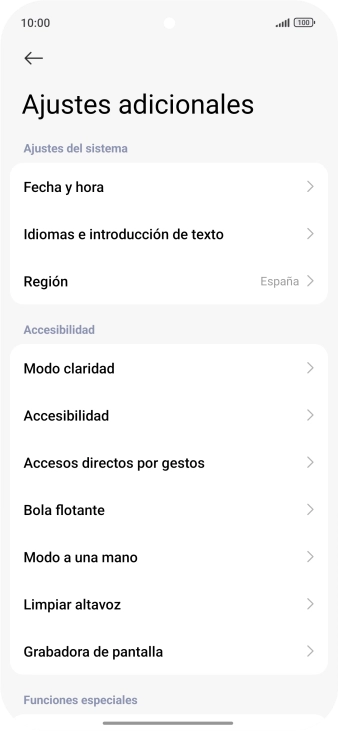 Pulsa Fecha y hora. Pulsa Fecha y hora.